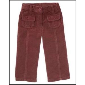 NWT Janie & Jack plum purple fine corduroy relaxed straight leg pants jeans 5T 5